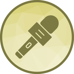 News Mic icon vector image. Suitable for mobile apps, web apps and print media.