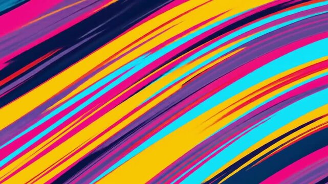 Abstract pattern of colorful curving parallel lines, suitable for backgrounds, wallpapers, digital designs, textiles, and vibrant creative projects.