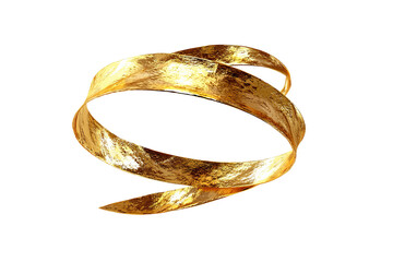 Golden, swirling rings