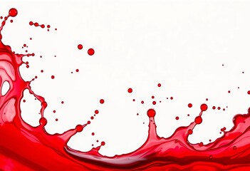 Crimson liquid splashing, creating dynamic droplets and swirls,  Merlot,  splash