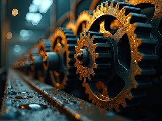 gears that mesh in their gear pairs