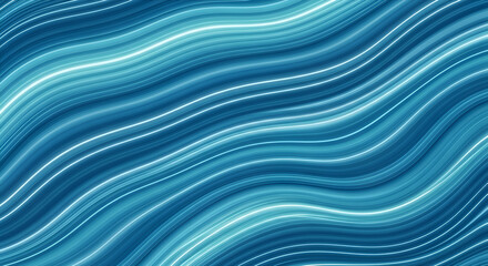 Abstract blue background with flowing lines, creating a sense of movement and energy, smooth and elegant
