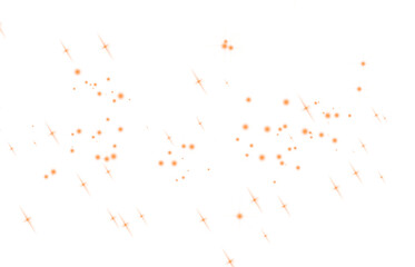 spark sparkling flare, sparkle shiny, glow light abstract magical effect on transparent background.	