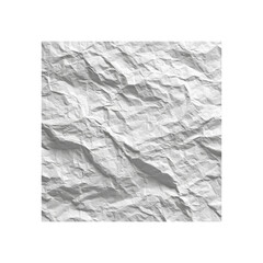 Crumpled White Paper Texture Background