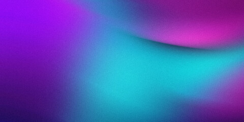 Vibrant purple and teal gradient abstract background with smooth curves