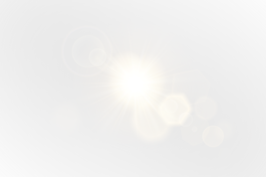 Bright Sunlight Flares Create Overexposed Light Leaks That Enhance Brightness in PNG Overlay Effects