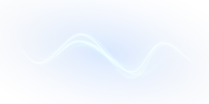 Stunning blue abstract wave light effect background with a PNG transparent seamless overlay for creative projects
