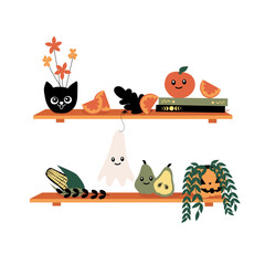 Cute halloween card