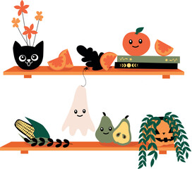 Cute halloween card