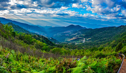 mountain landscape in the alps