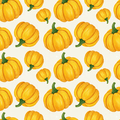 pumpkin seamless pattern