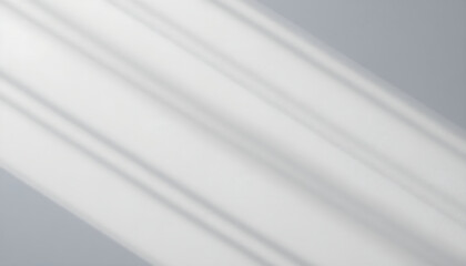 Obraz premium Diagonal Blind Shadows on Light Wall with Subtle Grid – Minimal Abstract Background