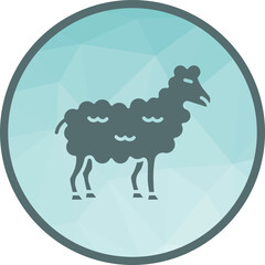 Lamb icon vector image. Suitable for mobile apps, web apps and print media.