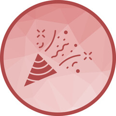 Party Popper icon vector image. Suitable for mobile apps, web apps and print media.