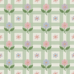 Pastel Aesthetic Preppy Pattern