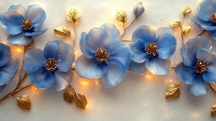 luxury sofa with floral wall decor high resolution picture