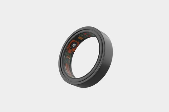 Smart Health Ring Body Monitoring Items Android Smart Ring,Smart Sleep. 3d illustration