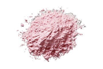 Pink powder pile, top view (3)
