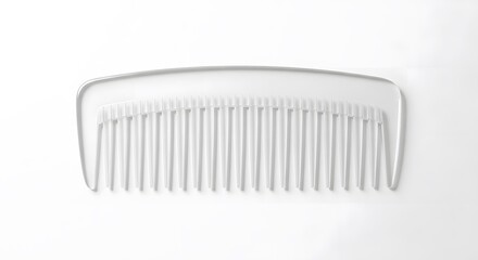 Minimalist hair comb with fine teeth, suitable for daily grooming, styling, and personal care use at home or in professional salons.
