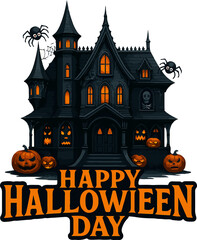 halloween background with pumpkin
