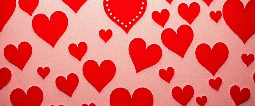 Intricate red heart pattern on a textured background, perfect for Valentine's Day,   amor, hearts