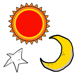 simple space graphic