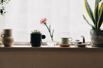 北欧のインテリア,観葉植物,多肉植物,花,シネマ調