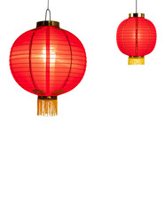 Obraz premium lamp on white background