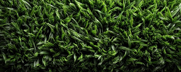 Fototapeta premium A vast field of lush green grass with a cloudy sky in the background