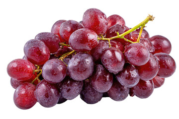 Fototapeta premium Fresh red grapes, plump and juicy