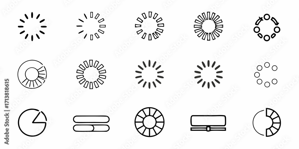 Poster dynamic loading indicators and progress bars provide visual feedback for seamless user experiences i