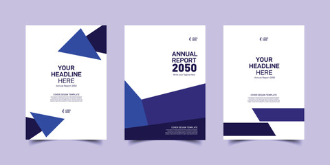 Creative corporate identity set with a modern business card template, vector illustration, and a banner layout for web design, Corporate annual report cover design