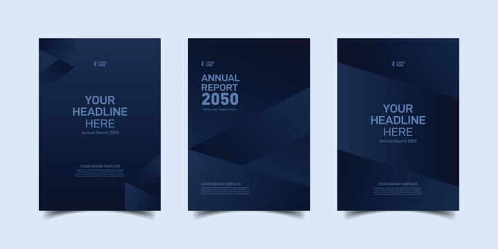 Modern vector business card template featuring a corporate layout and clean design elements, Corporate annual report cover design - Powered by Adobe