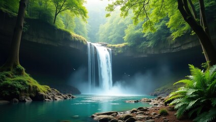 waterfall in the forest