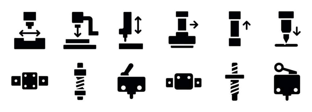 CNC Machine Icons