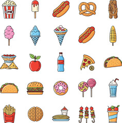 Festival Food Icons