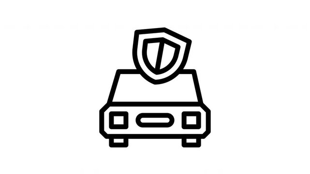 ceramic coating minimalist stroke animation