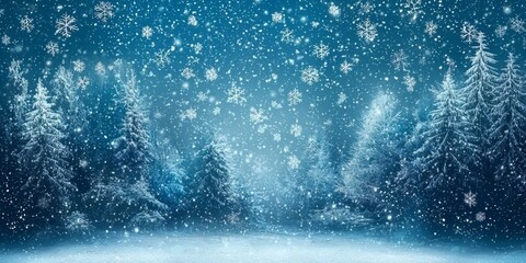 Captivating Christmas landscape radiating winter beauty.