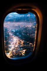 Vacation dreams take flight with this captivating airplane view.