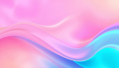 Abstract vibrant pastel lines, flowing smoothly across a soft backdrop, design, backgrounds