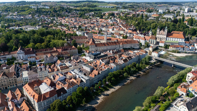 Luftaufnahme von Steyr
