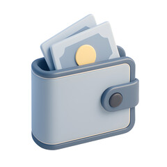 wallet icon on transparent