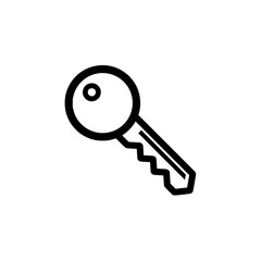 Unlock opportunities with this simple, modern key icon symbolizing access, solutions, and new beginnings.