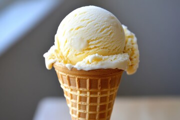 Vanilla Ice Cream Cone