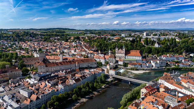 Luftaufnahme von Steyr
