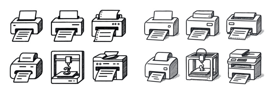 Printer Icon Grid