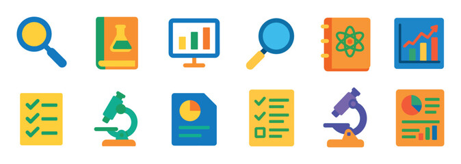 Research Icon Set