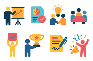 Work Achievement Icons