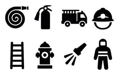 Fire Safety Icons