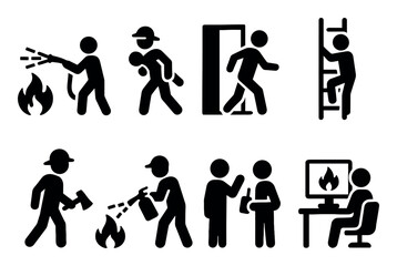 Fire Safety Icons
